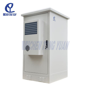 Шкаф для наружной сети с устойчивым к атмосферным воздействиям стальным шкафом и запираемой передней дверью