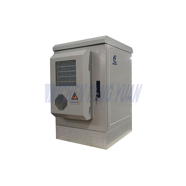 Kabinet Telekom Luar 18U dengan Penghawa Dingin 500W