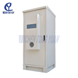  Tủ viễn th&ocirc;ng ngo&agrave;i trời 42U IP65 với bộ trao đổi nhiệt 150wk